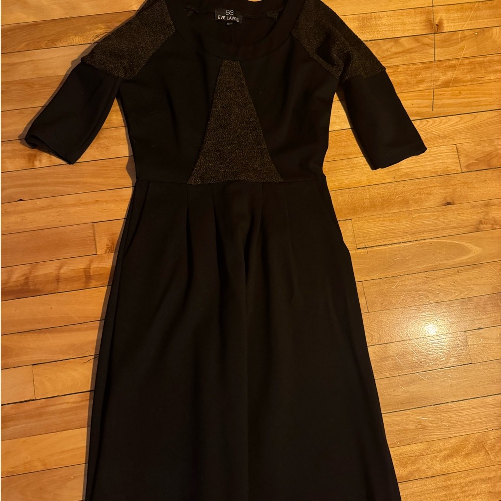 Elegant Black Long Sleeve Dress
